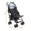 GRADE A1 - Lightweight Stroller with Raincover in Animal Print Design by Jane Foster