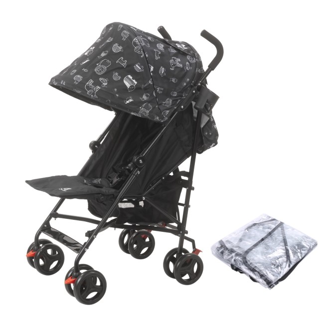 Lightweight Stroller with Raincover & Cup Holder in Animal Design by Jane Foster