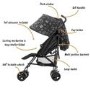 Lightweight Stroller with Raincover & Cup Holder in Animal Design by Jane Foster