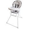 Baby High Chair with Animal Print Padded Seat by Jane Foster