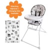 GRADE A1 - Baby High Chair with Animal Print Padded Seat by Jane Foster