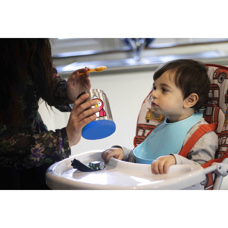 Babyway Baby High Chair with Bus Print Padded Seat by Jane Foster