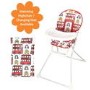 Babyway Baby High Chair with Bus Print Padded Seat by Jane Foster