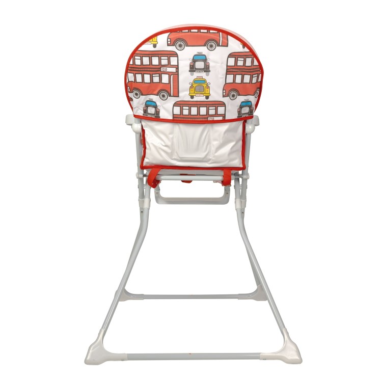 Babyway Baby High Chair with Bus Print Padded Seat by Jane Foster