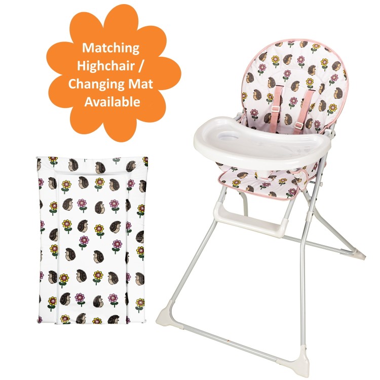 GRADE A1 - Baby Changing Mat with Hedgehog Design by Jane Foster