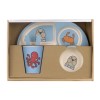 5-piece Kids Tableware Set in Whale + Walrus Design by Jane Foster