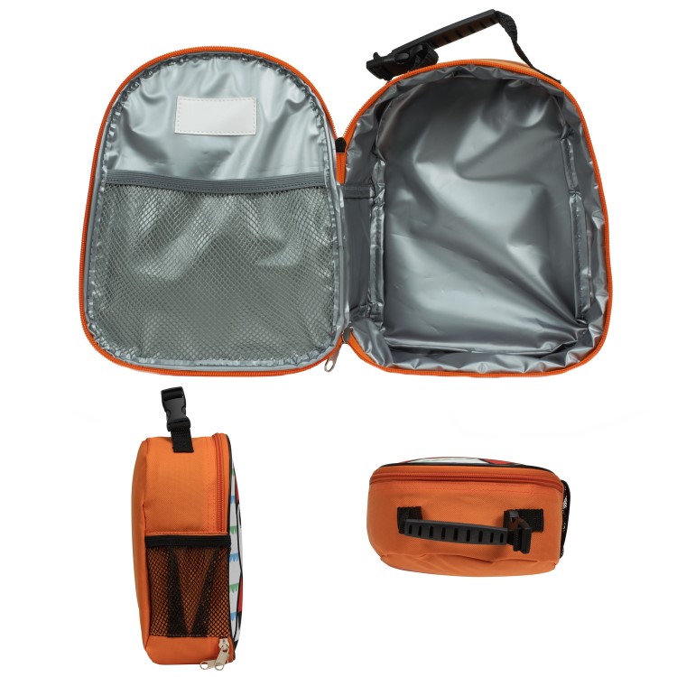 Kids Insulated Lunch Bag with Bottle Pocket and Name Tag by Jane Foster -Fox