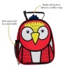 Kids Insulated Lunch Bag with Bottle Pocket and Name Tag by Jane Foster -Parrot