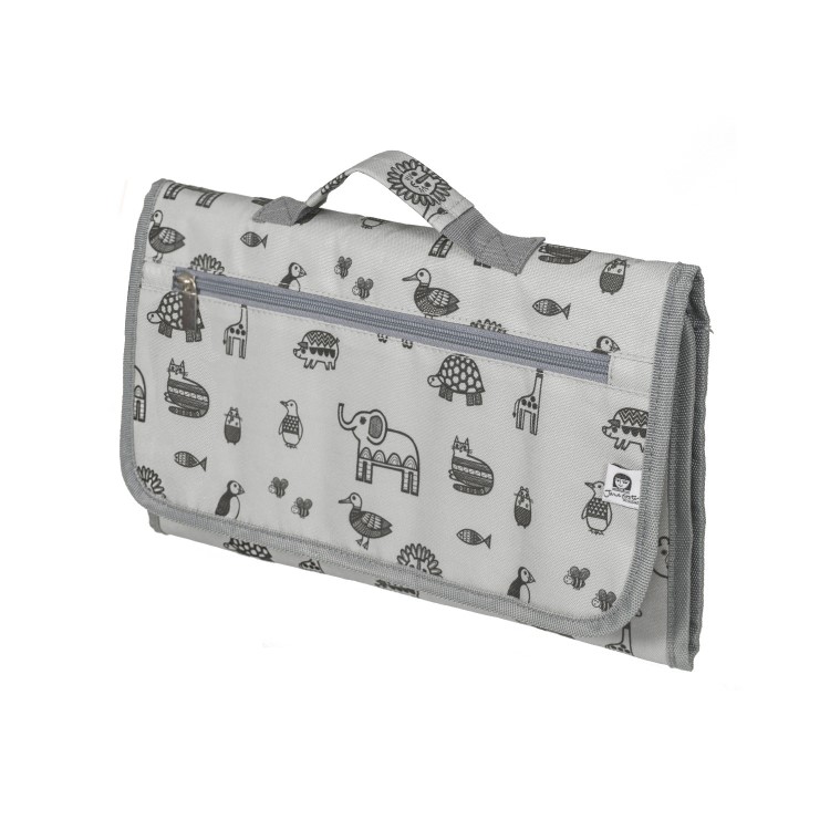 Babyway Travel Changing Mat with Unisex Animal Design by Jane Foster