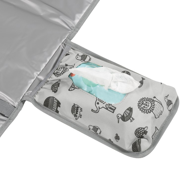 Babyway Travel Changing Mat with Unisex Animal Design by Jane Foster