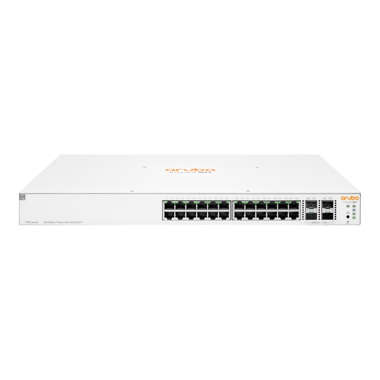HPE Aruba Instant On 1930 24G 24-Port Class4 Gigabit Ethernet with SFP+ PoE L3 Rack-mountable Managed Switch