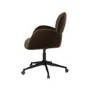 ONLY OPENED - Joelle Office Chair In Brown Velvet