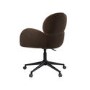 ONLY OPENED - Joelle Office Chair In Brown Velvet