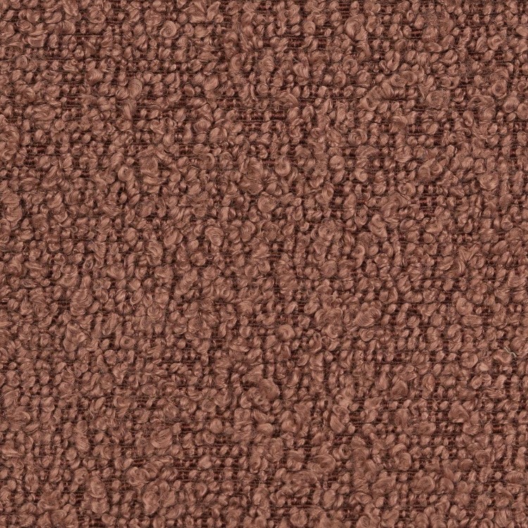 Brown Boucle Swivel Office Chair - Joelle