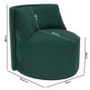 Green Velvet Accent Chair - Jamie