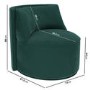 Green Velvet Accent Chair - Jamie
