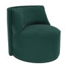 Green Velvet Accent Chair - Jamie