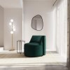 Green Velvet Accent Chair - Jamie