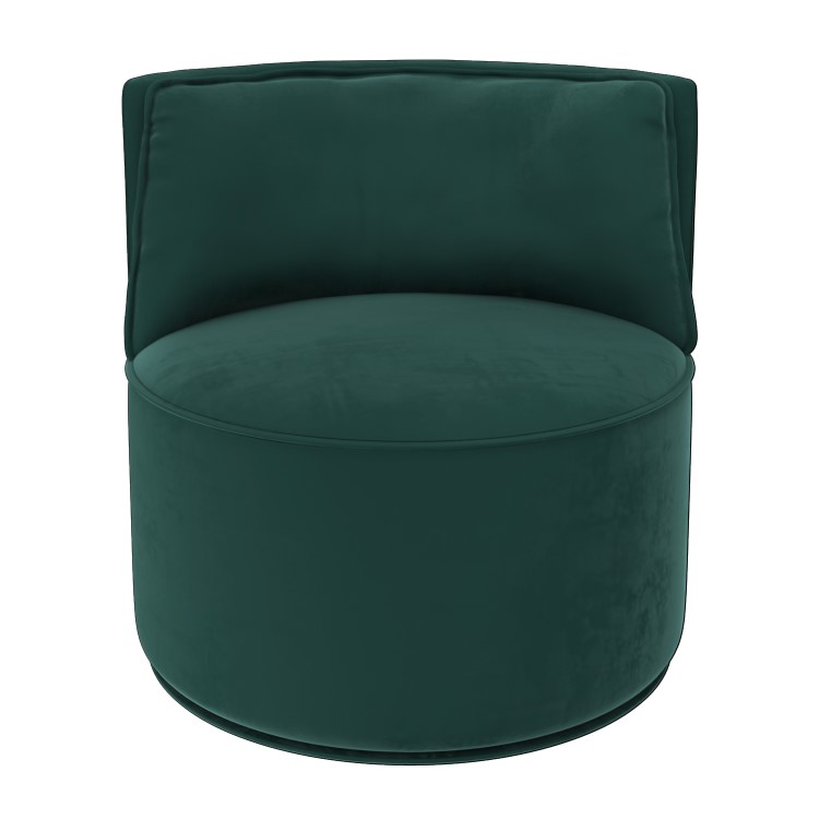 Green Velvet Accent Chair - Jamie