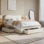 Cream Upholstered King Bed Frame with Storage – Joanie