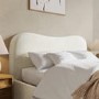 Cream Upholstered King Size Bed Frame with Storage Drawers – Joanie