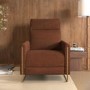 Brown Chenille Electric Recliner Chair with USB - Joni