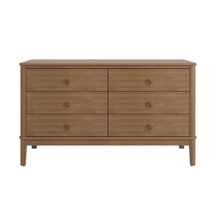 Solid Wood Chest of 6 Drawers - Josephine