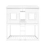 House Bunk Bed in White - Jasper