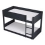 Dark Grey Low Wooden Bunk Bed - Jesse