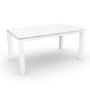 Jewel White High Gloss 160cm Dining Table - Seats 6