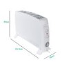 Argo 2000W Convector Heater with Turbo Fan and Timer. SPECIAL OFFER THIS WEEK ONLY!
