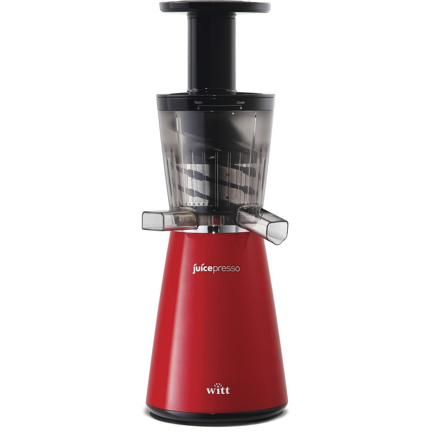 Witt Juicepresso-BR Slow Juicer and x L Jugs Red and Black