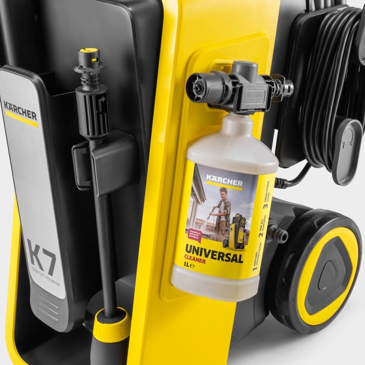 Kärcher K7 Comfort Premium - 180Bar Pressure Washer with 4-in-1 Spray Lance Hose Reel & Smart App Support