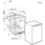 Refurbished Miele K32222i Integrated 154 Litre In-Column Larder Fridge White