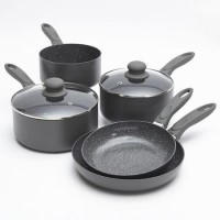 De Santii 5 Piece Pan Set - Grey