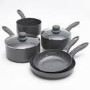De Santii 5 Piece Pan Set - Grey