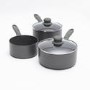 De Santii 5 Piece Pan Set - Grey
