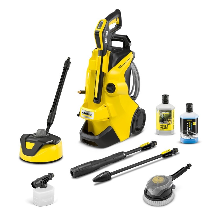 Kärcher K4 Power Control Flex Car & Home – 130 bar Pressure Washer with Car & Patio Kits