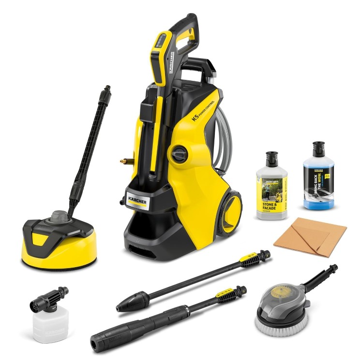 Kärcher K5 Power Control Flex Car & Home – 145Bar Pressure Washer with App Support & Full Cleaning Kits