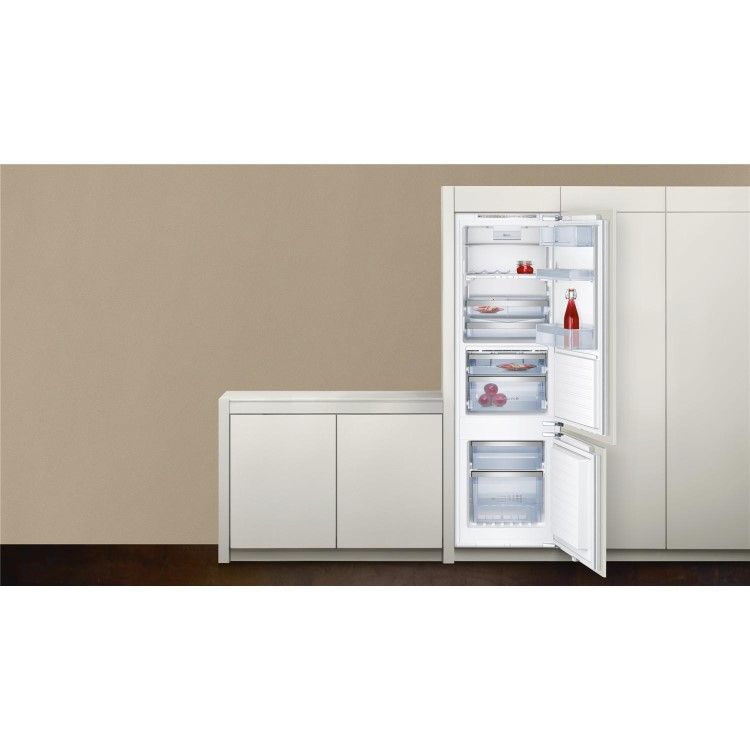 Neff K8345X0 Series 5 56cm Wide Frost Free 70-30 Integrated Upright Fridge Freezer - White