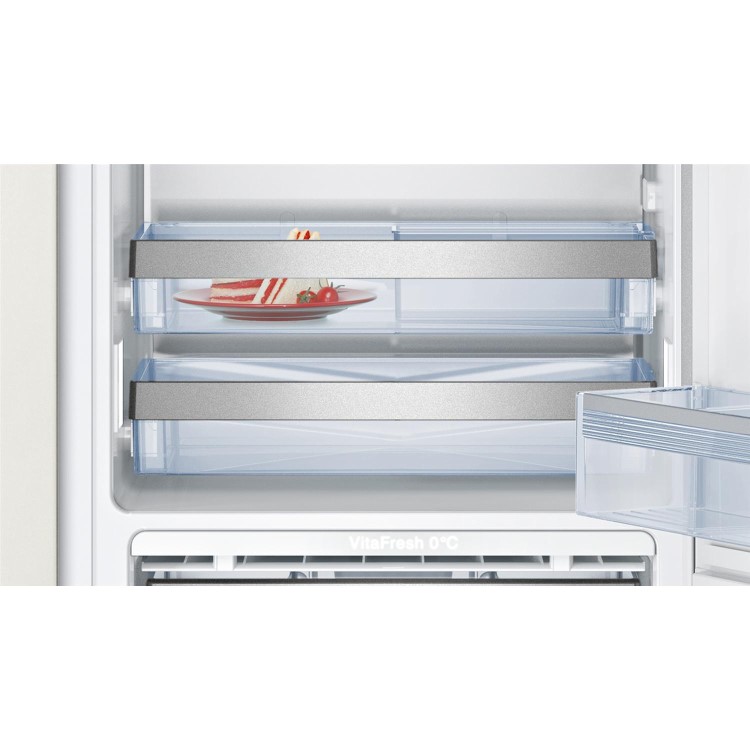 Neff K8345X0 Series 5 56cm Wide Frost Free 70-30 Integrated Upright Fridge Freezer - White