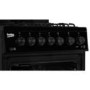 Refurbished Beko KA52NEK 50cm Gas Cooker With Eye Level Grill Black