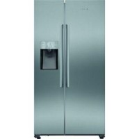 Refurbished Siemens KA93DVIFPG Freestanding 804 Litre 70/30 Frost Free American Fridge Freezer Stainless steel