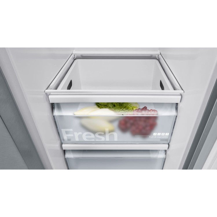 Siemens iQ500 531 Litre Side-by-Side American Fridge Feezer - Stainless Steel