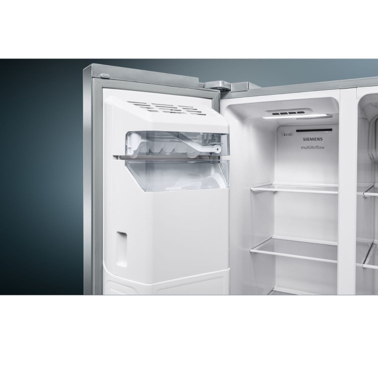 Siemens iQ500 531 Litre Side-by-Side American Fridge Feezer - Stainless Steel