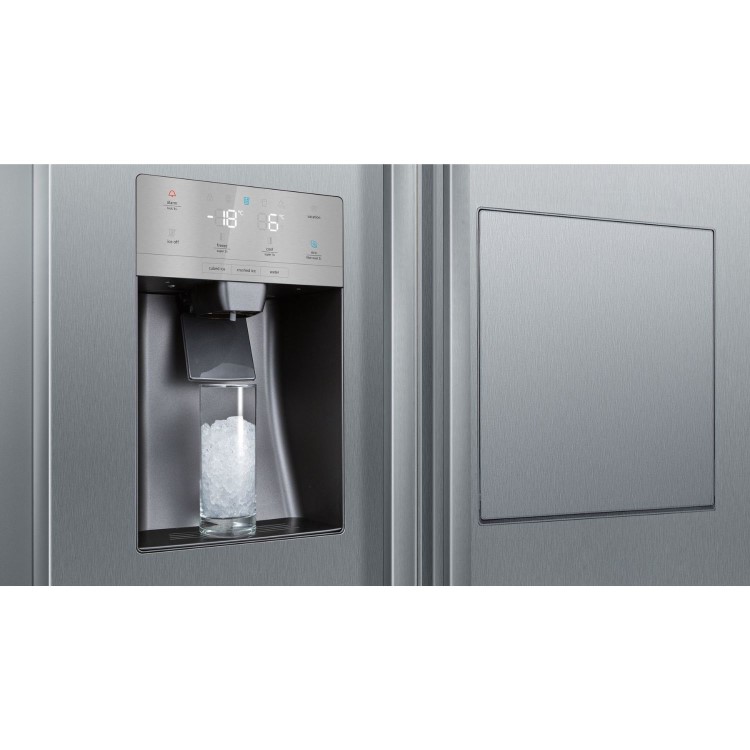Siemens iQ500 531 Litre Side-by-Side American Fridge Feezer - Stainless Steel