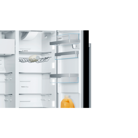 Refurbished Bosch Serie 8 KAD92HBFP 540 Litre American Fridge Freezer Black