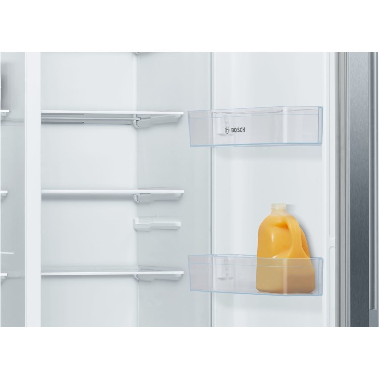 Bosch Series 6 533 Litre Side-By-Side American Fridge Freezer -  Stainless Steel 