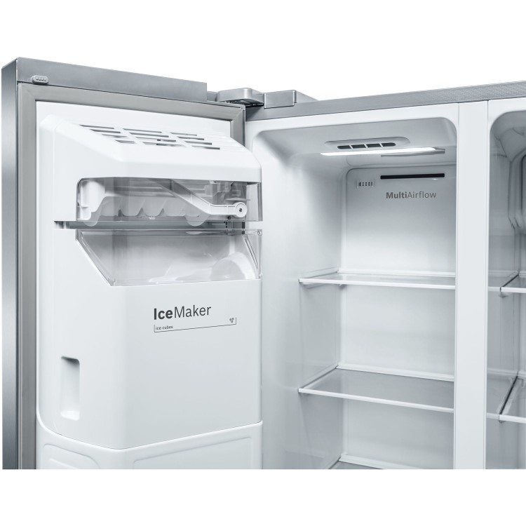 Bosch Series 6 533 Litre Side-By-Side American Fridge Freezer -  Stainless Steel 