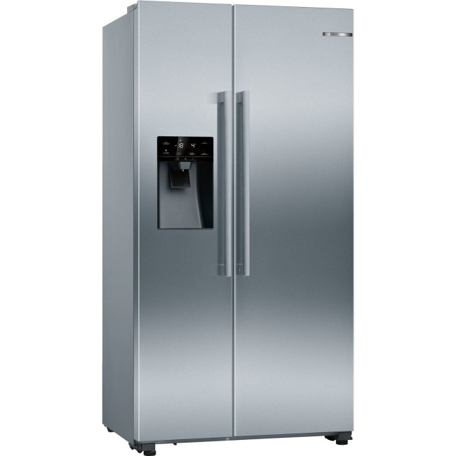 Bosch Series 6 533 Litre Side-By-Side American Fridge Freezer- Stainless Steel 